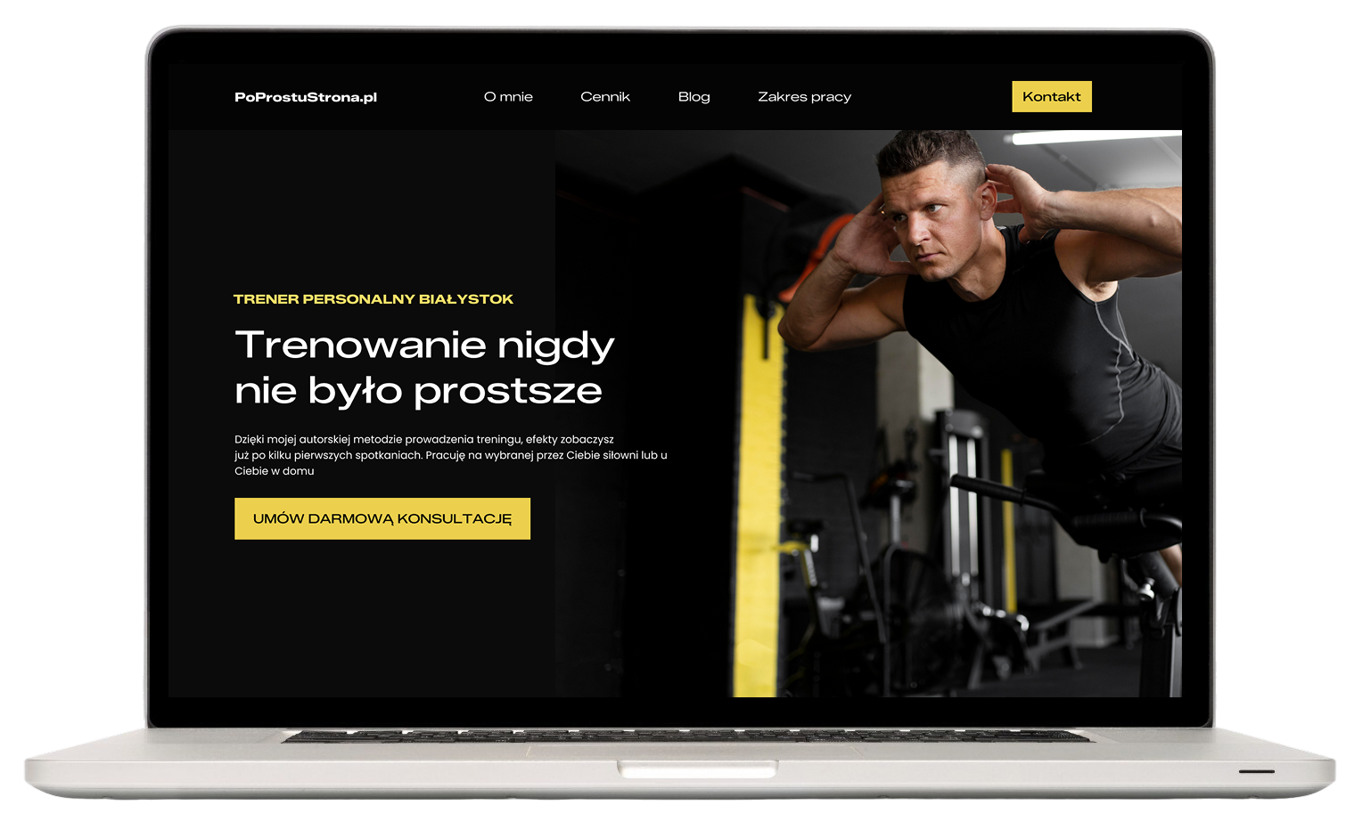 Strona internetowa salonu kosmetycznego